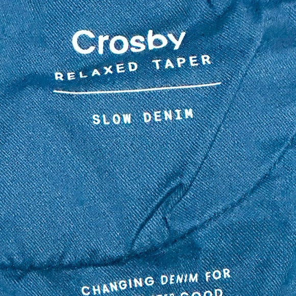 👖🌊 OLIVER LOGAN Crosby Relaxed Taper Jeans | High-Rise | Ralph Blue | 31P - Picture 6 of 8